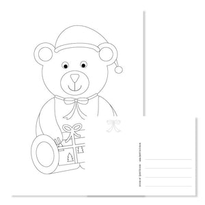 Kerst inkleurkaarten