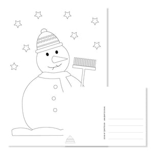 Kerst inkleurkaarten